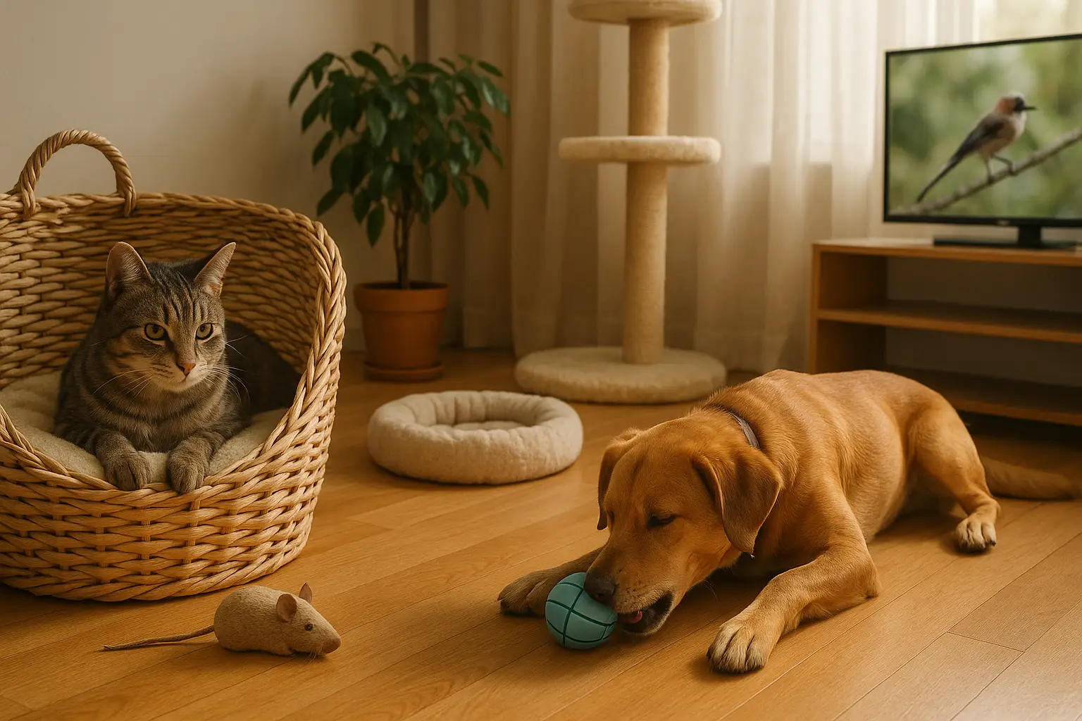 How to Prevent Boredom in Pets That Stay Home Alone